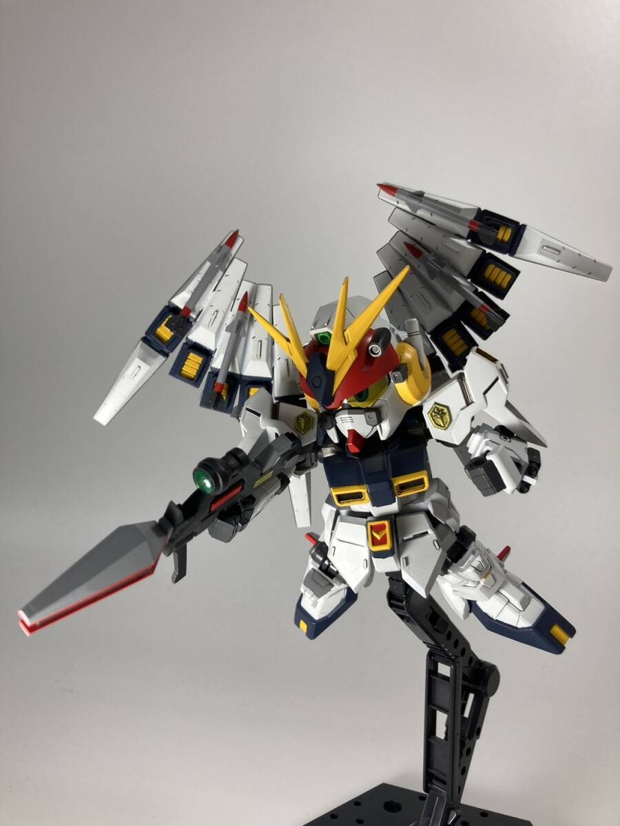 プロモデラー 雑誌掲載作品 ガンイーグル　クロスシルエット版　SDガンダム　フォース 完成品 作例 BB戦士 元祖SD　_画像1