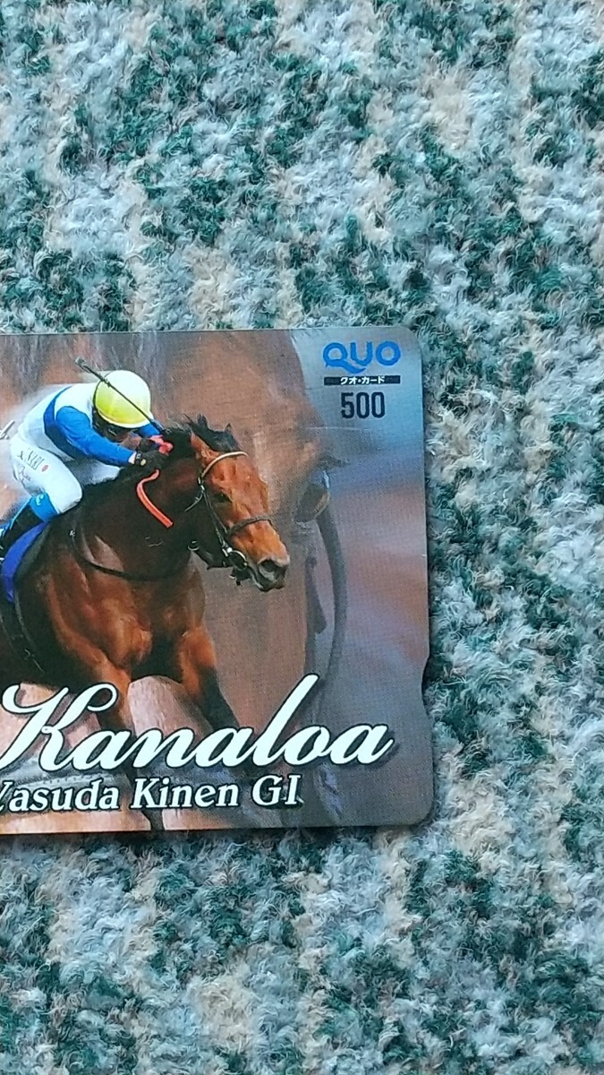  horse racing load kana lower Load Kanaloa no. 63 times cheap rice field memory GⅠ QUO card QUO card 500 [ free shipping ]