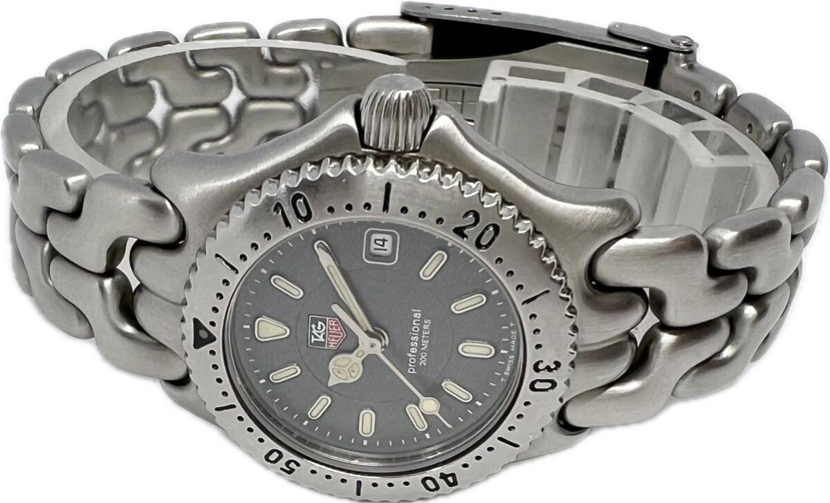 1 jpy ~ H international written guarantee attaching TAG Heuer cell Professional 200m WG1313-0 lady's QZ Date antique attached box other clock 72213284