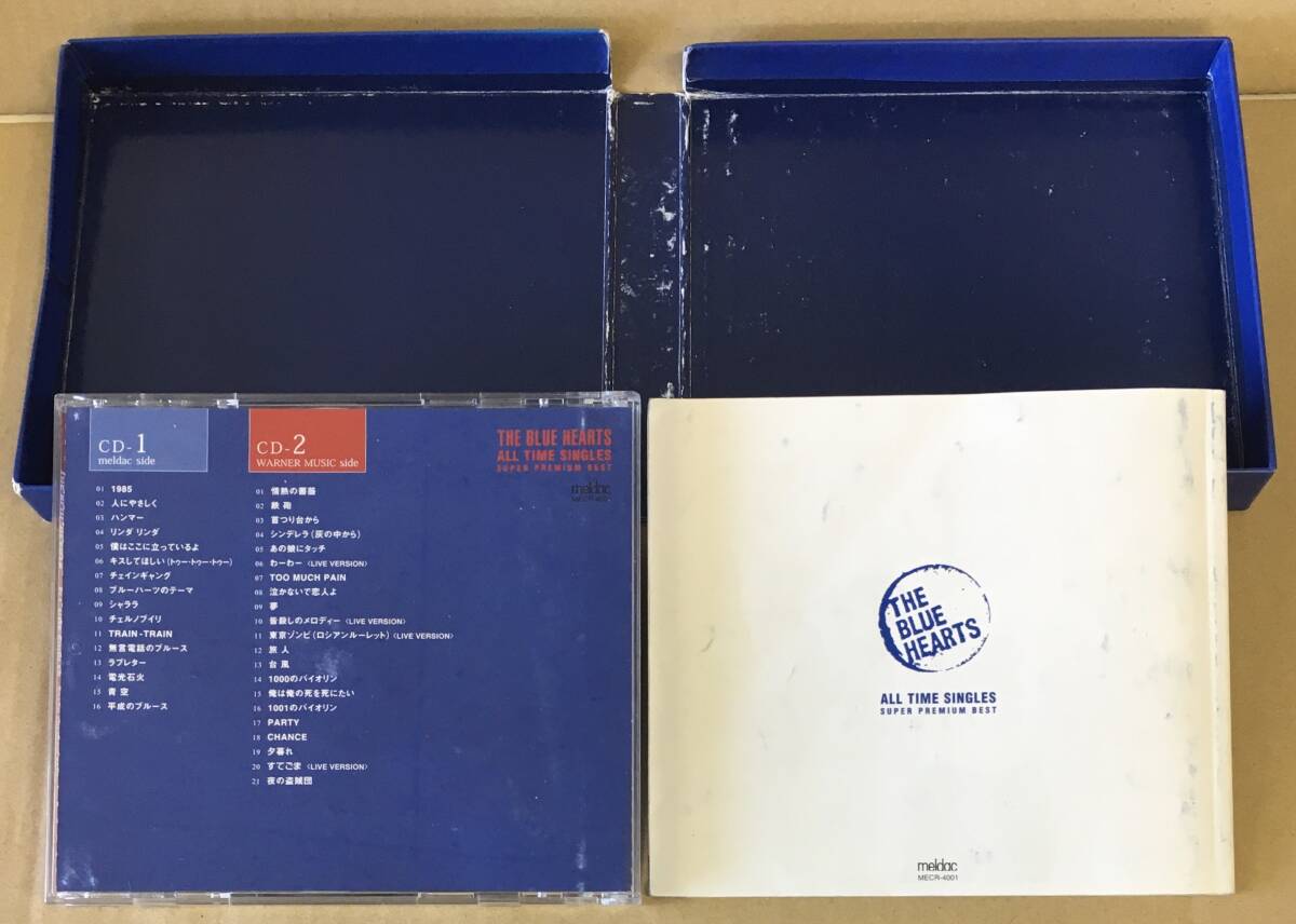ジャンク品 レンタル処分 2CD BOX THE BLUE HEARTS ブルーハーツ - ALL TIME SINGLES SUPER PREMIUM BEST …h-2665 MECR4001_画像5