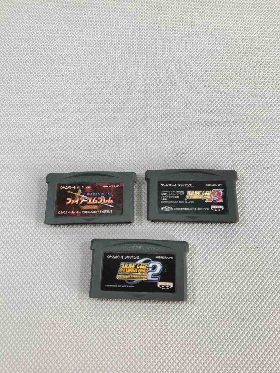 S52060Nintendo nintendo Game Boy Advance soft 3 piece summarize fire - emblem "Super-Robot Great War" 2 / A [ guarantee equipped ]240508