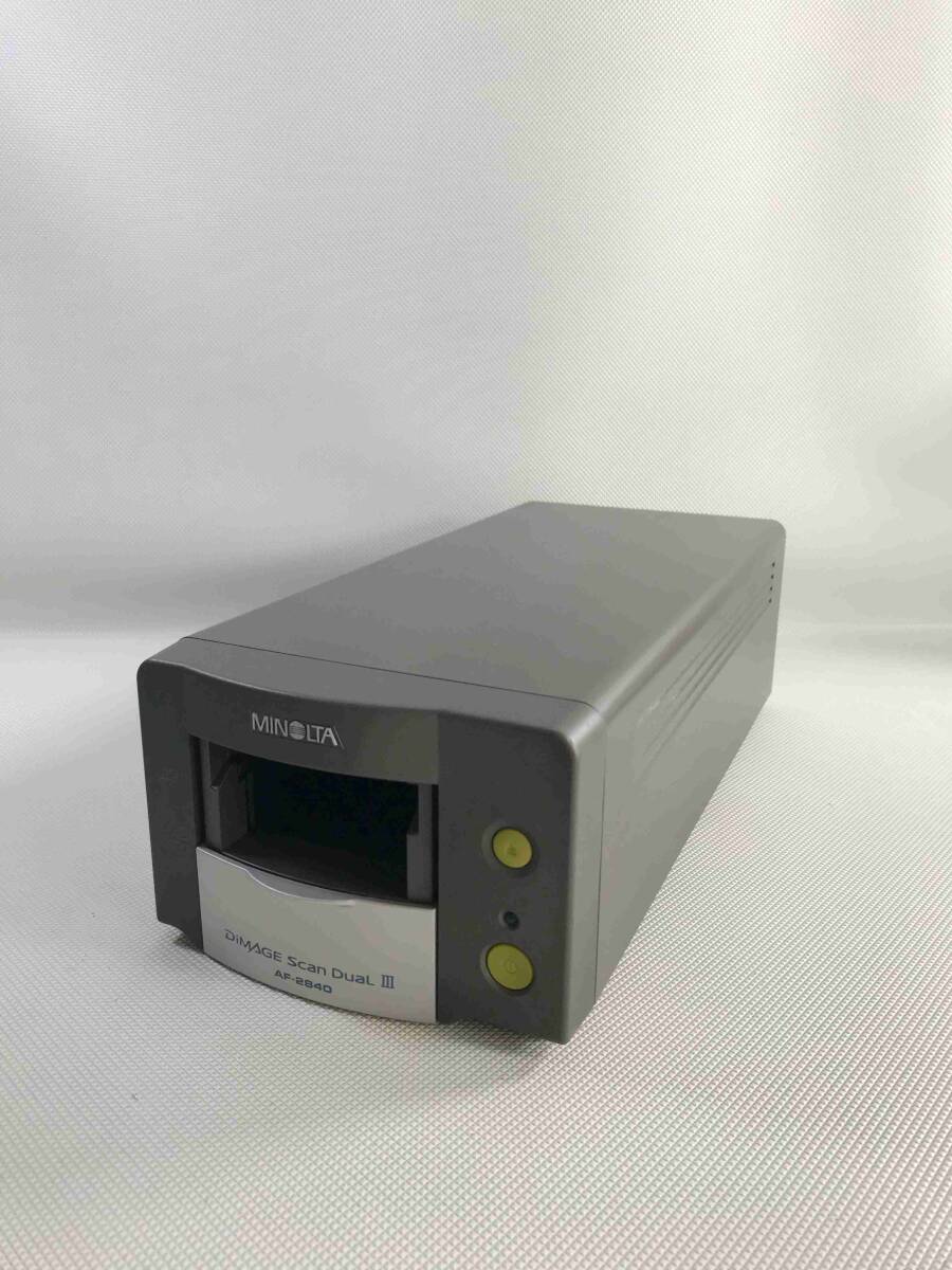 S53320MINOLTA Minolta DiMAGE Scan DuaL Ⅲ плёнка сканер AF-2840 адаптор ADP-20LB электризация OK 240517