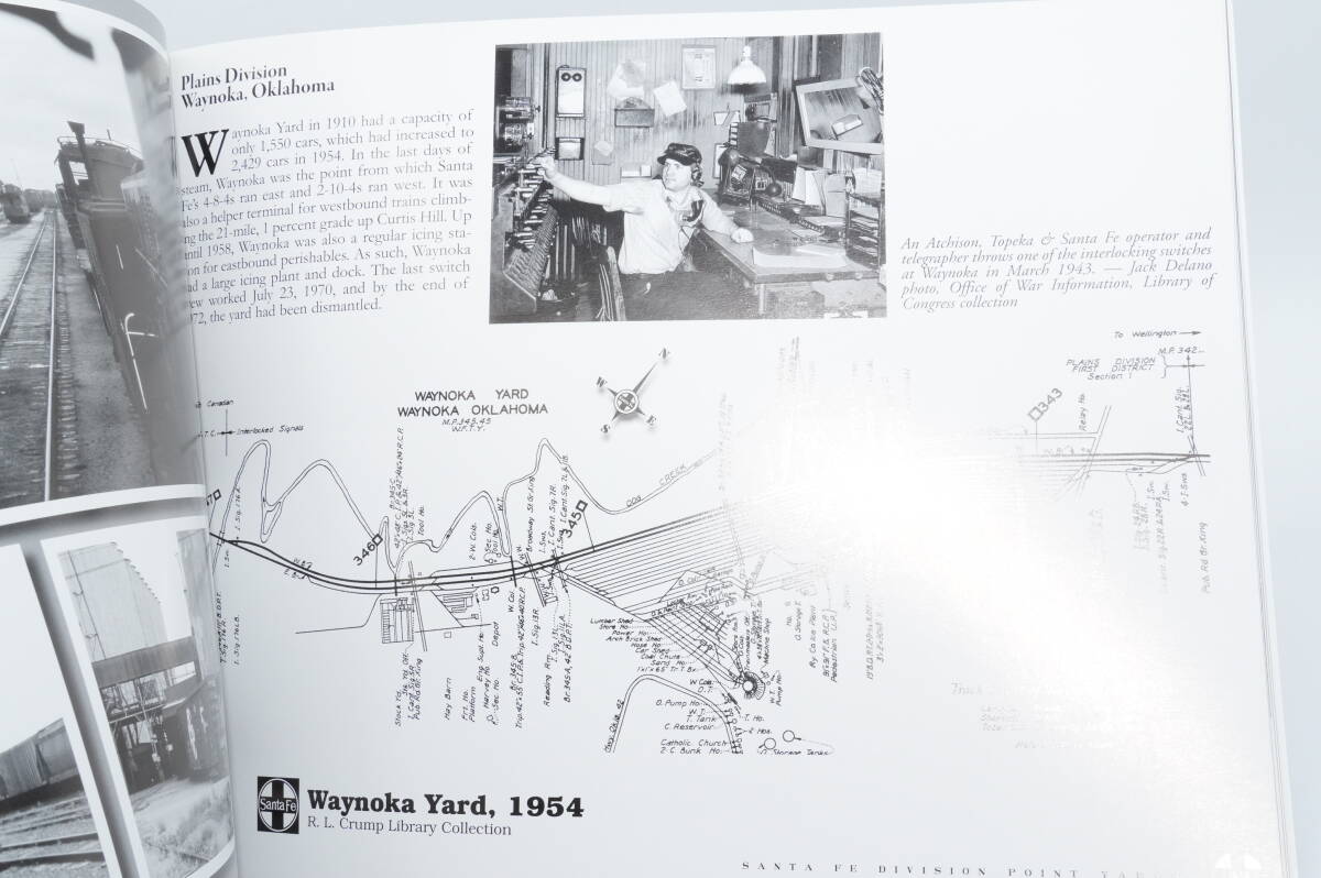 【模型資料】Santa Fe Division point yards、Junctions Robert Waltz著 サンタフェ鉄道ヤードとジャンクション2冊セット_画像9