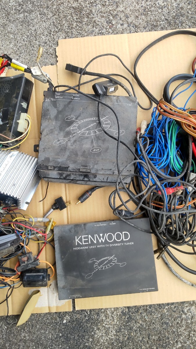  wiring code cable set together Junk switch used audio KENWOOD Ooita prefecture 