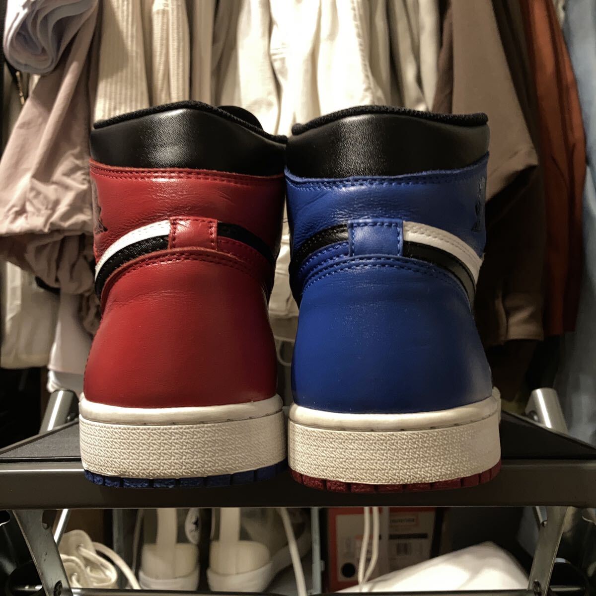 美品 Nike Jordan 1 High OG “Top3” ナイキ ジョーダン1 royal ロイヤル bred Chicago シカゴ Military Blue ミリタリーブルー kith 