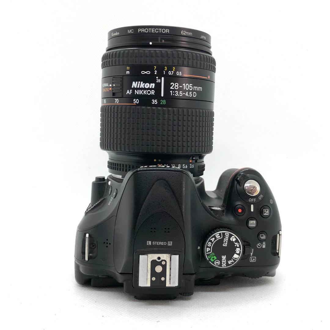 【C4103】Nikon ニコン D5200 デジタル一眼レフカメラ +Nikon Ai AF Nikkor 28～105mm レンズセット 動作一部難あり_画像9