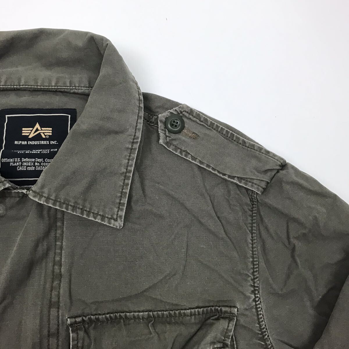 ALPHA INDUSTRIES INC.カーキ ジャケット ミリタリージャケット ミリタリー カーキ KHAKI_画像3