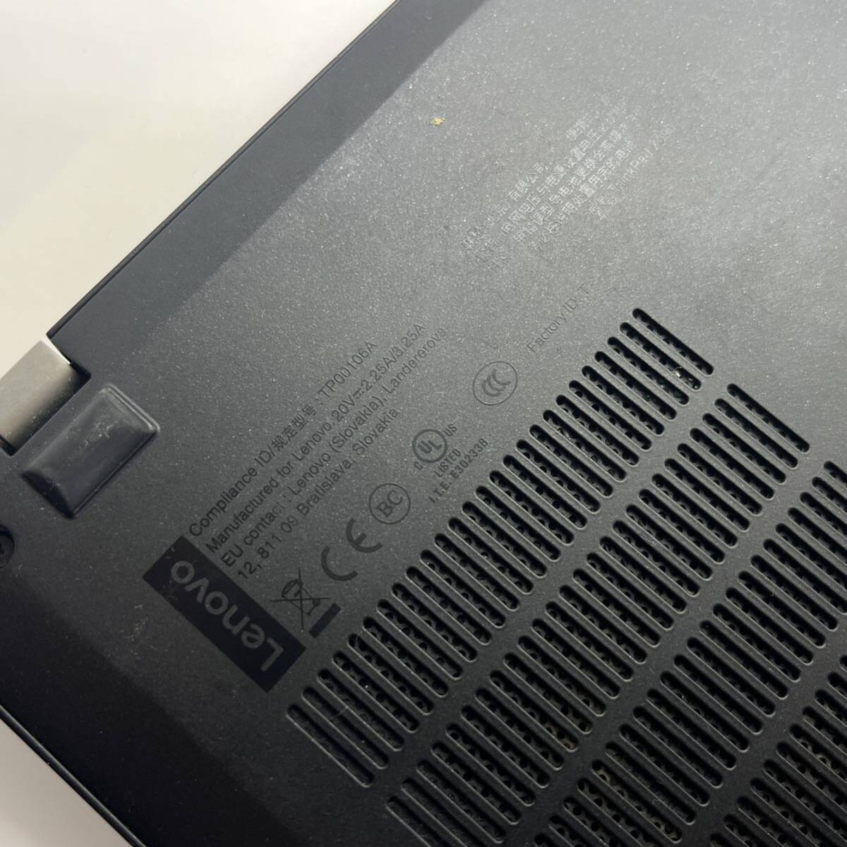 Lenovo ThinkPad Core i7-10510U ノートパソコン 第10世代 レノボ シンクパッド ジャンク 本体のみ Core i7 の画像9