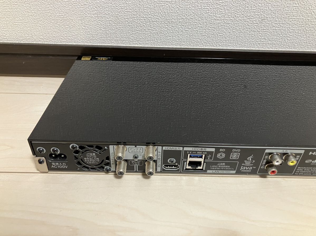 0517　BDZ-ZT1500 動作品 リモコン別　ブルーレイレコーダー 　SONY　ソニー_画像5