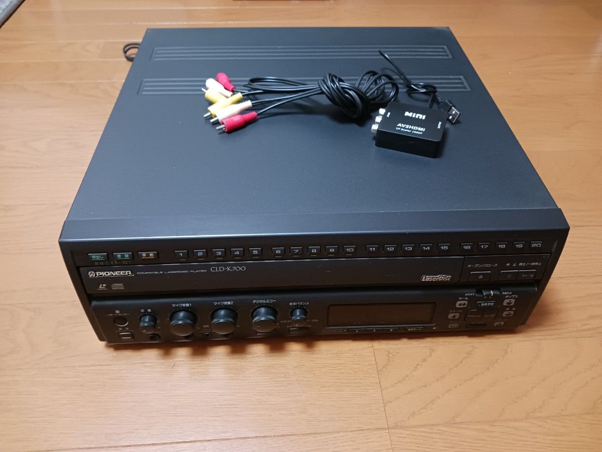 【美品・動作確認OK】パイオニア　レーザーディスクプレーヤー　CLD-K700