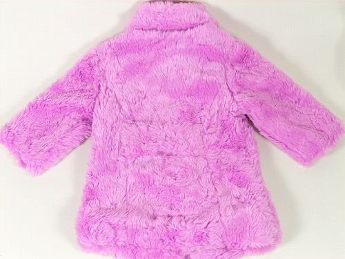 GUESS ゲスベビーキッズ子供服女の子用ファーコートジャケットアウター12ヶ月用70cm80cm（ライラック）_画像3