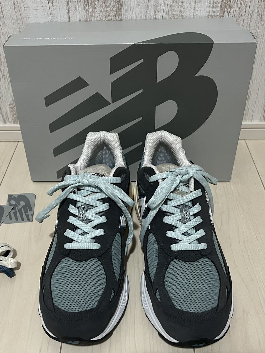 未使用品 ニューバランス NEW BALANCE キス KITH 990V3 29cm Steel Blue スティール ブルー_画像4