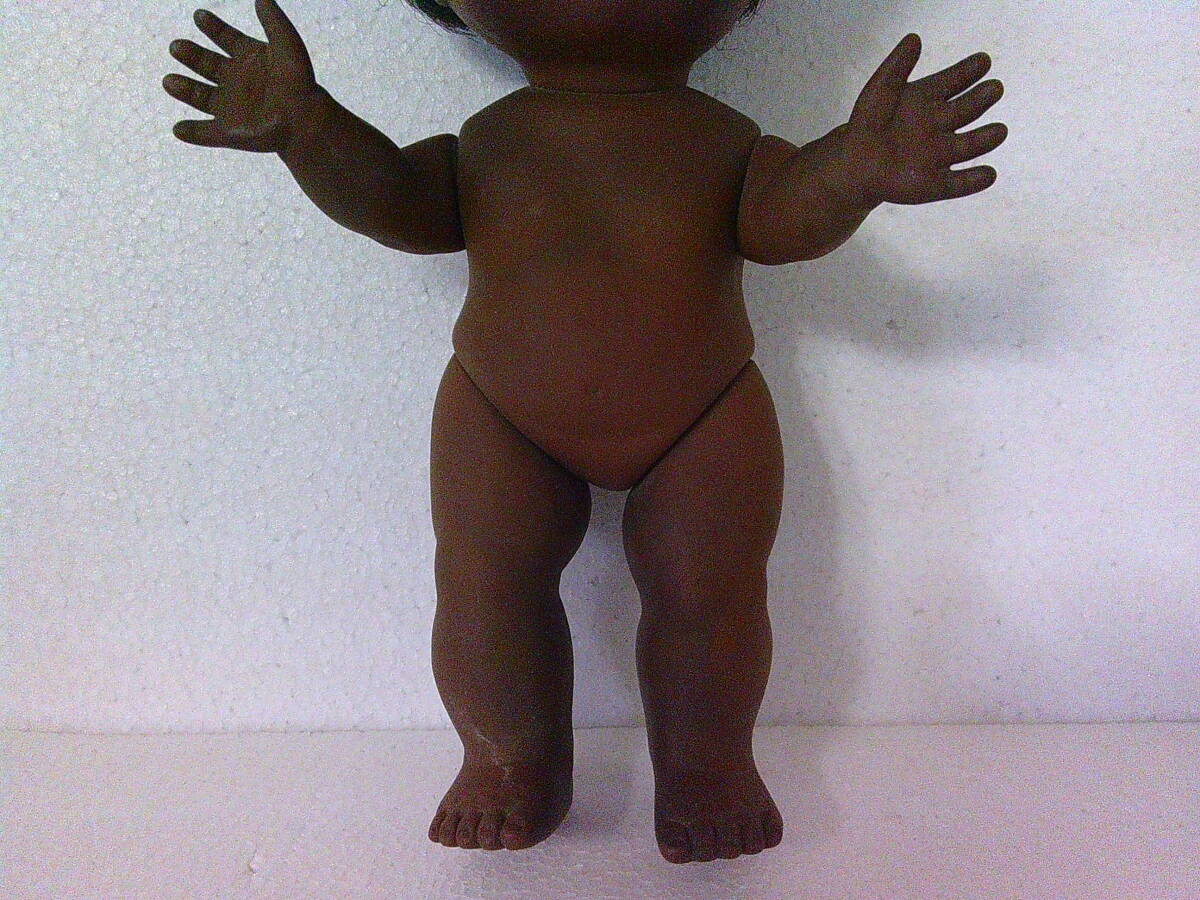 #.-939 doll used black person baby girl sofvi retro storage goods * approximately size : maximum ) height 25cm width 10cm depth 8cm weight 200g