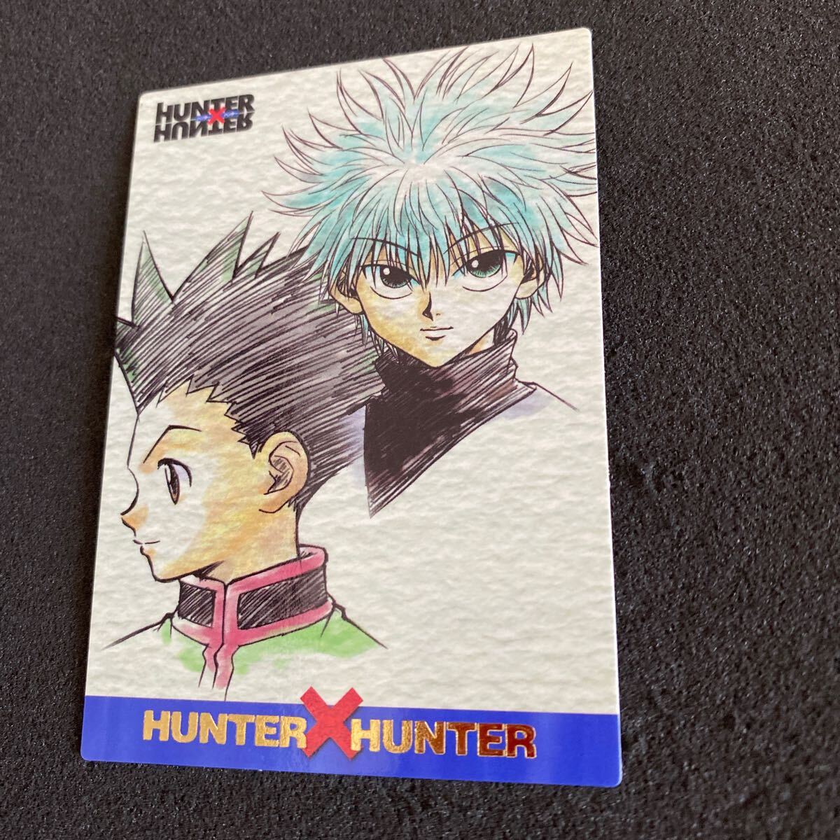 HUNTER×HUNTER ハンターハンター カードダスマスターズ 非売品 プロモカード 2種 ゴン キルア クラピカ アニメ トレカ 冨樫義博 美品の画像9