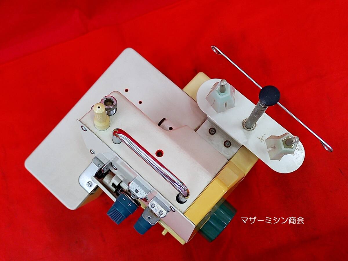 ☆人気のbaby lock ベビーロック JUKI 1本針2本糸 ロックミシン BL2-207・動作します・使用少ない綺麗なミシンです・縫い目OK_画像9