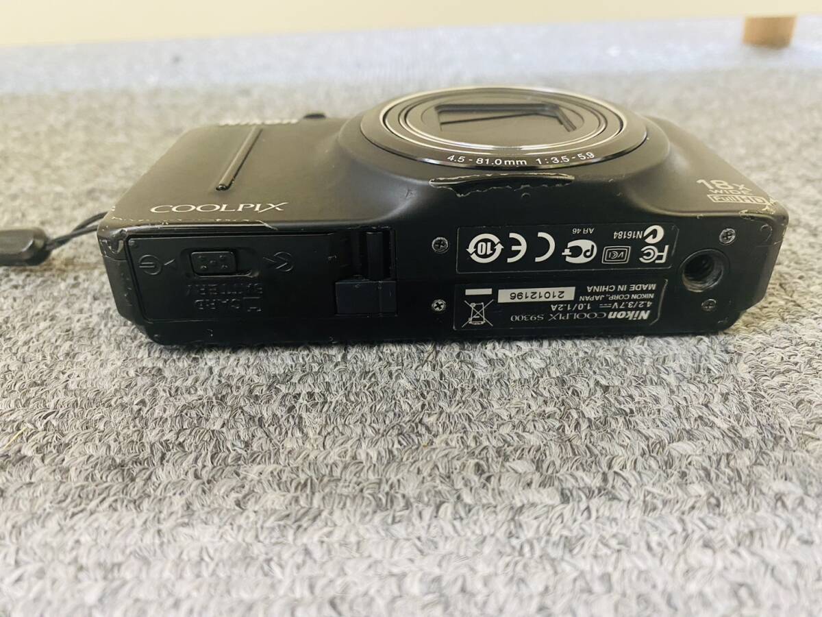 [BEF 4778]1 иен старт Nikon Nikon COOLPIX S9300 Coolpix компактный цифровой фотоаппарат черный электризация подтверждено работоспособность не проверялась текущее состояние товар 
