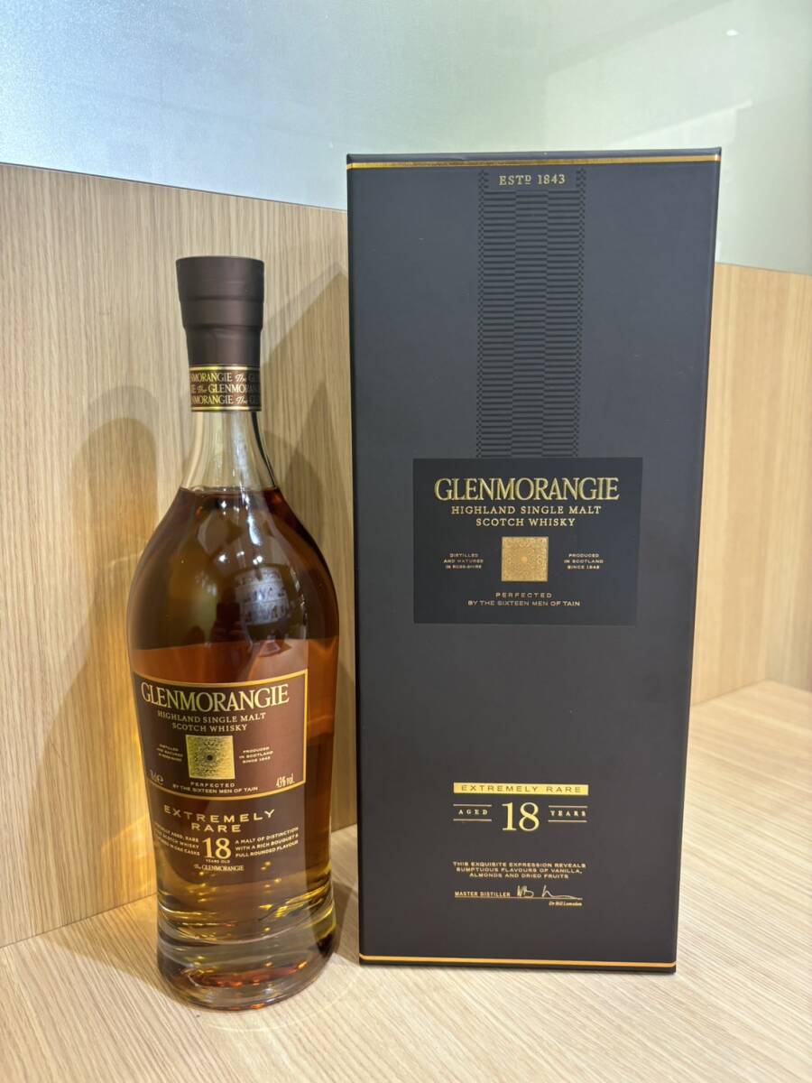 【APS 9083】１円～ GLENMORANGIE グレンモーレンジ 18年 箱有 700ml 43% 未開栓 古酒　現状品_画像2