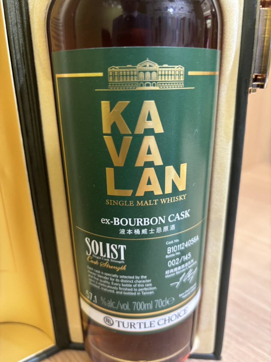 【APS 9132】1円～ 未開封 未開栓 KAVALAN SOLIST カバラン ソリスト バーボンカスク 58.6% 700ml 箱あり 現状品_画像2