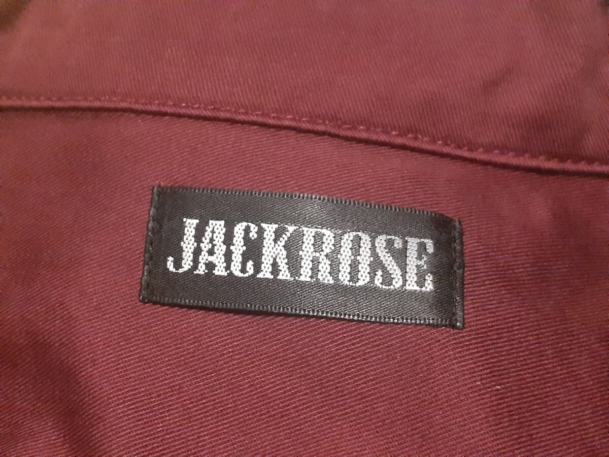 ジャックローズ　JACKROSE　オープンカラー　長袖シャツ　Lサイズ_画像6