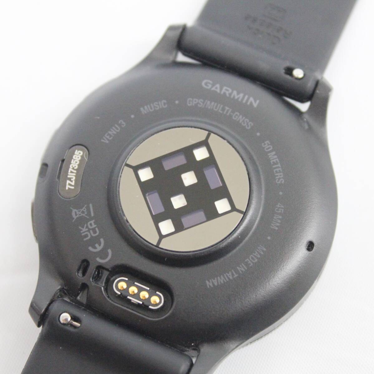  б/у прекрасный товар GARMIN Garmin фитнес GPS часы VENU3 постоянный размер Black/Slate зарядка кабель отсутствует смарт-часы 