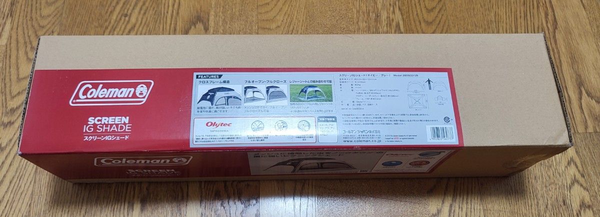 新品未開封　COLEMAN コールマン スクリーンIGシェード 　キャンプ  ドーム型テント　