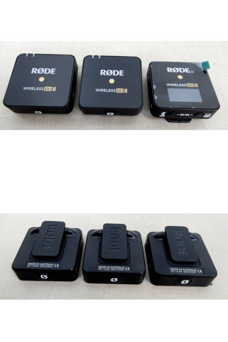 KS273/RODE Wireless GO II＋AI-Micro /現状品/基本動作確認済み/ ワイヤレス マイクステム ロード マイクロフォンズ ワイヤレスゴーII_画像4