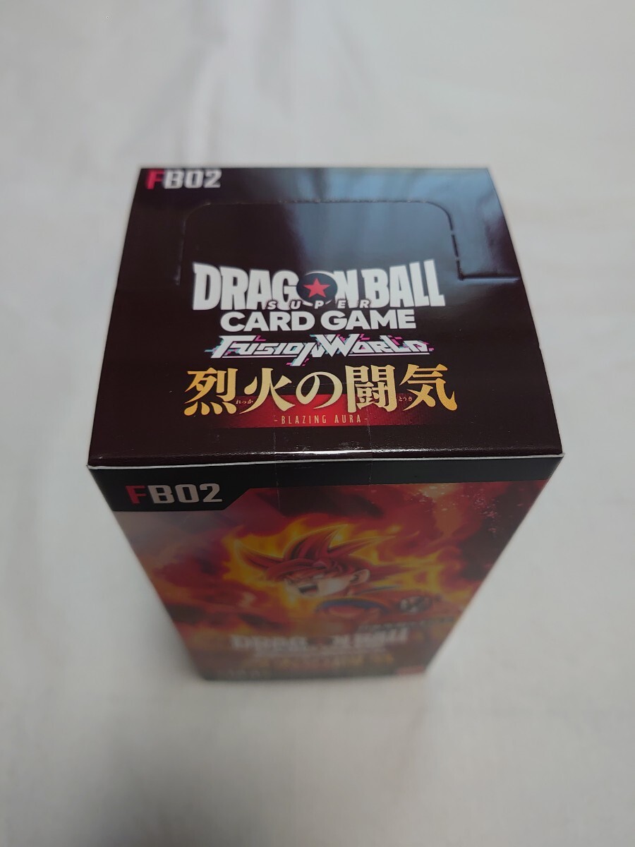 「1円開封」 新品未開封 ドラゴンボールフュージョンワールド 烈火の闘気 1BOX_画像2