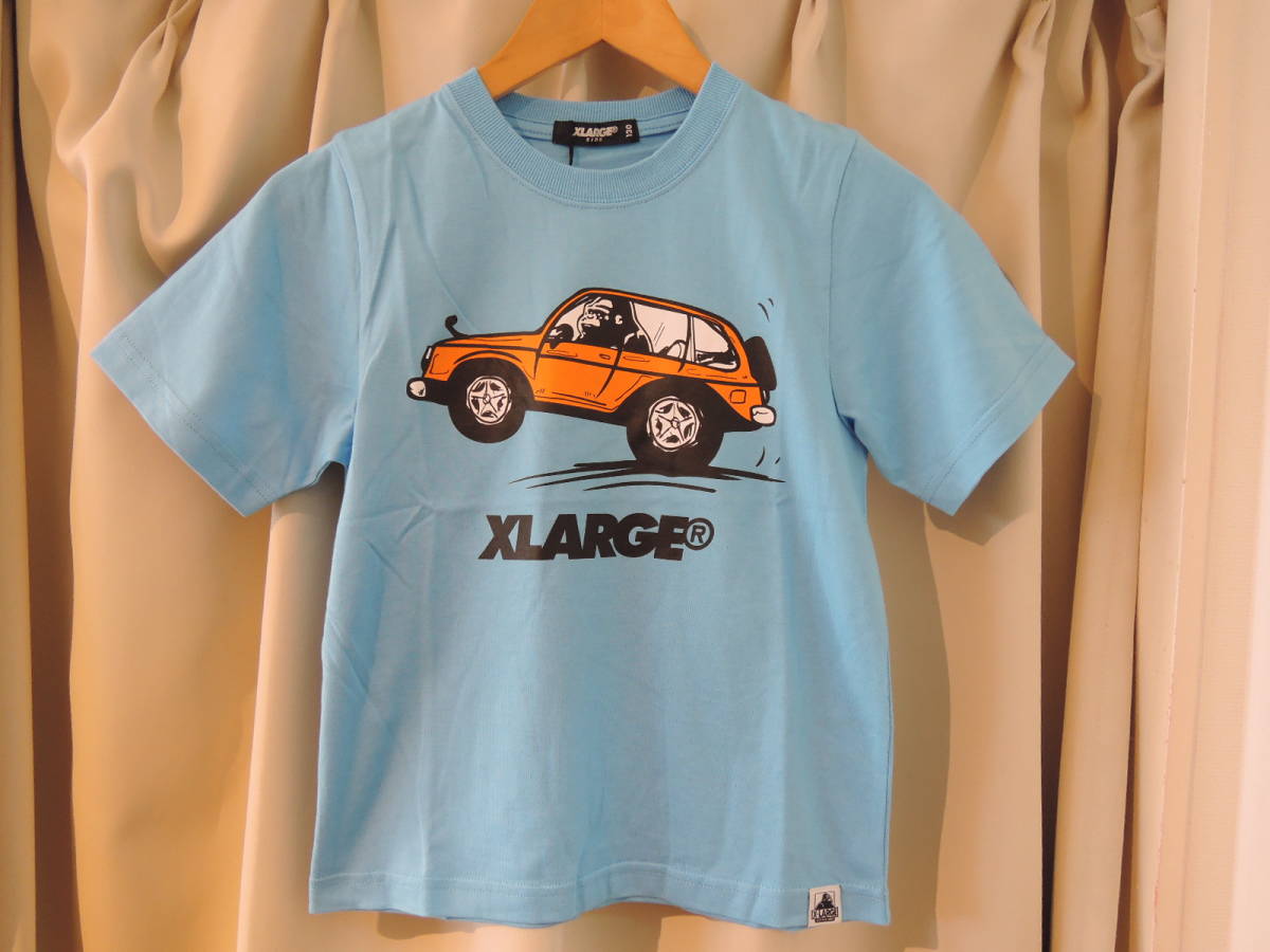 X-LARGE XLarge XLARGE Kids Drive OG S/S TEE голубой 130 Kids новейший лето предмет популярный товар включая доставку 