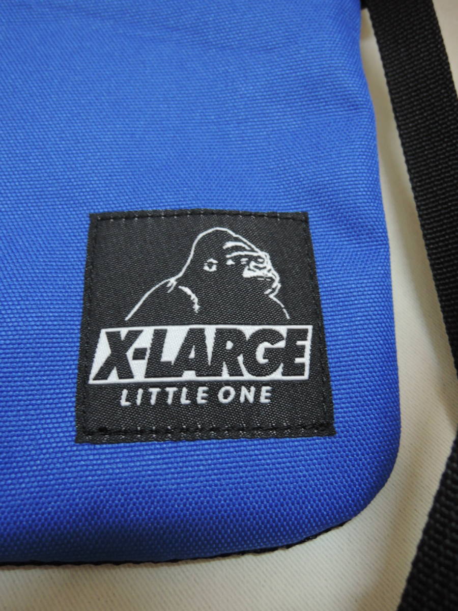  X-LARGE エクストララージ XLARGE KIDS メッシュポケットサコッシュ ブルー 最新人気商品　値下げしました！ 送料込_画像4