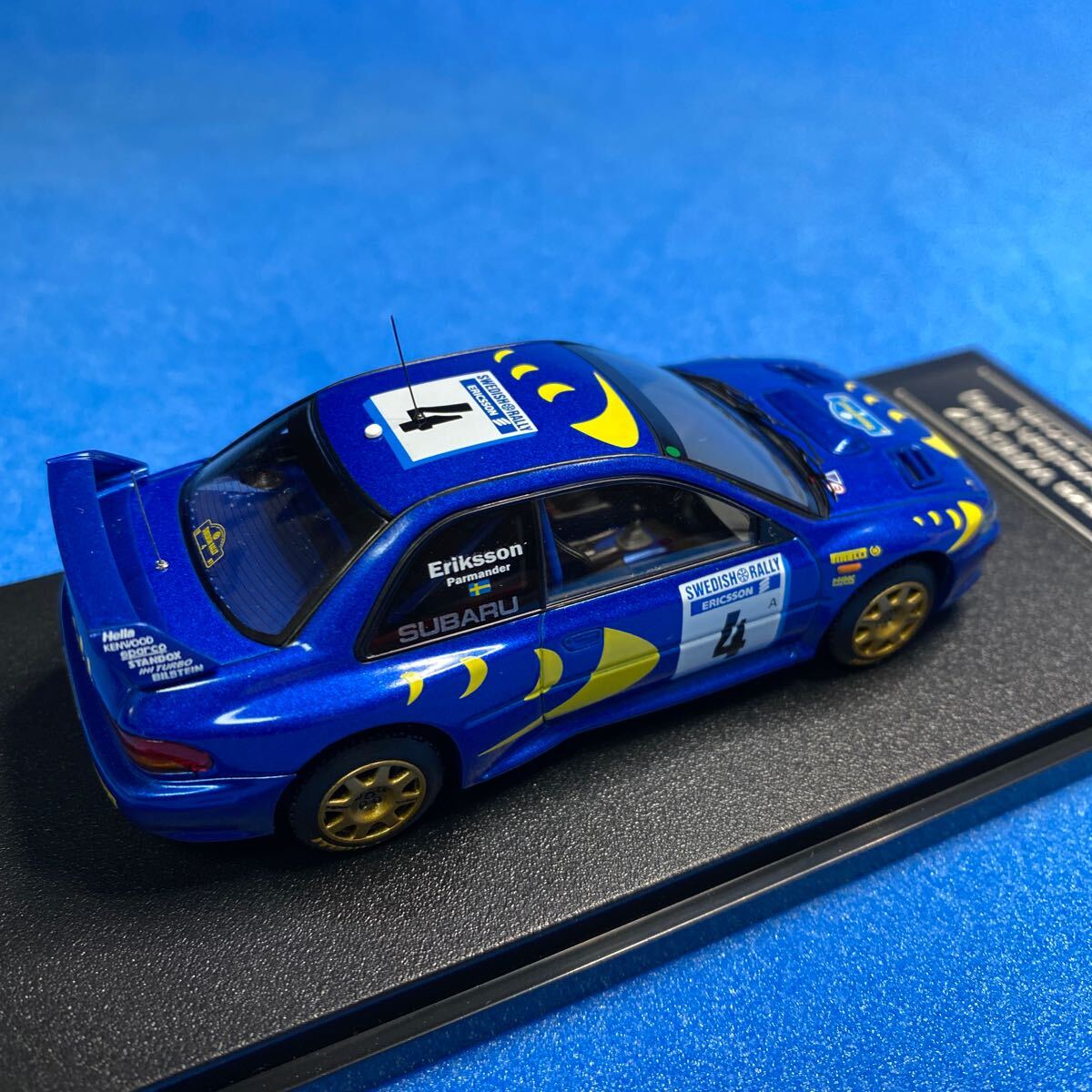 hpi racing 1/43 スバル インプレッサ WRC97 #4 1997 スエディッシュラリー　エリクソン_画像6