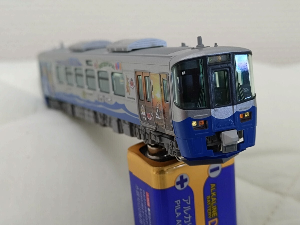 【加工品】えちごトキめき鉄道 ET122-1 K1編成（ラッピング車両） KATO M車 日本海ひすいラインの画像8