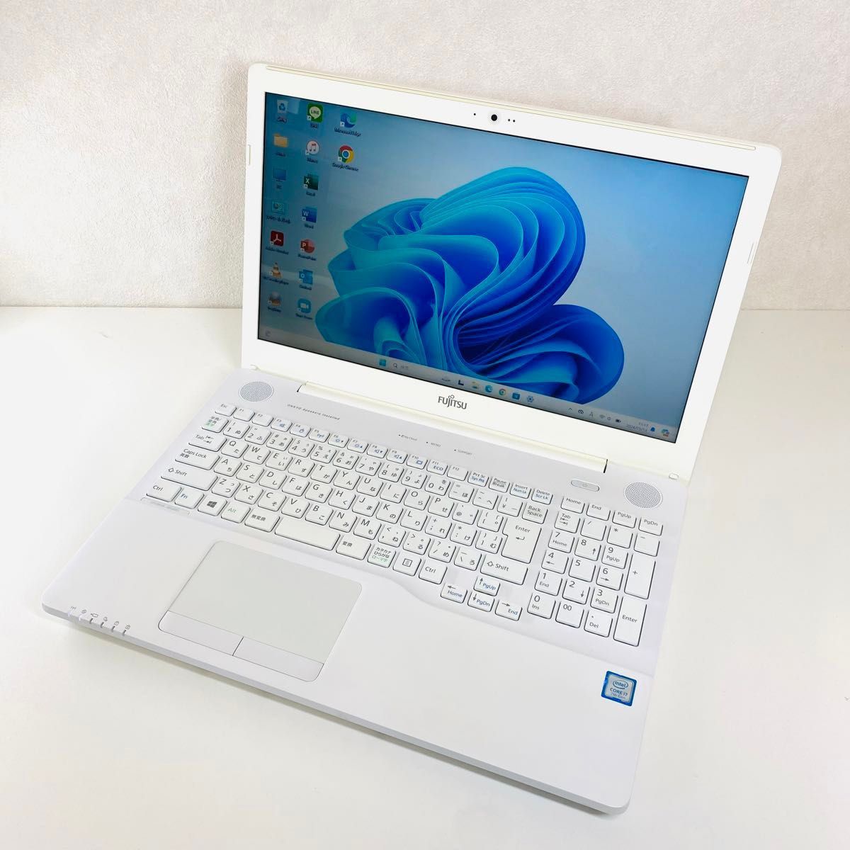 Core i7 富士通 ノートパソコン メモリ 12GB Windows11 SSD オフィス付き  Bluetooth 