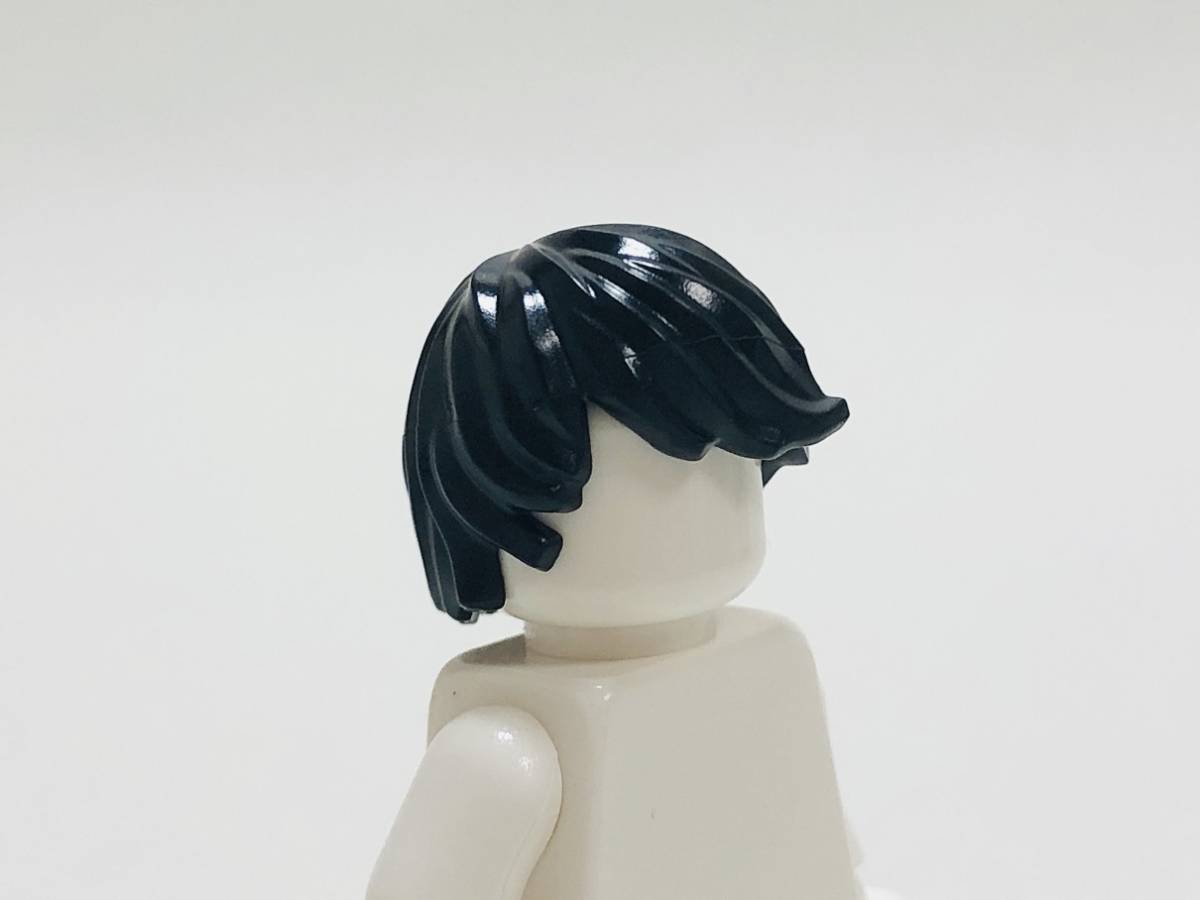 【新品未使用】レゴ　LEGO　ミニフィグ　ヘア　ヘアー　ブラック　サラサラ　_画像2