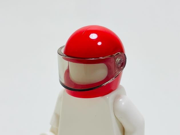 【新品未使用】レゴ　LEGO　ヘルメット　レッド　トランスブラック_画像1