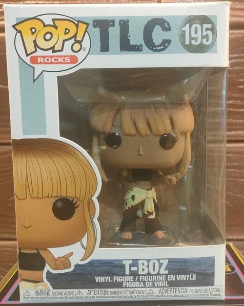 限定【TLC T-Boz　ファンコ ポップ】Funko pop!　 No.195　アメリカ雑貨 送料無料　ソフビ フィギュア