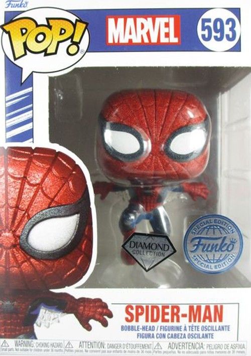 【マーベル フィギュア スパイダーマン 80th Funko Pop! Marvel 】ダイアモンド　No.593 ファンコポップ