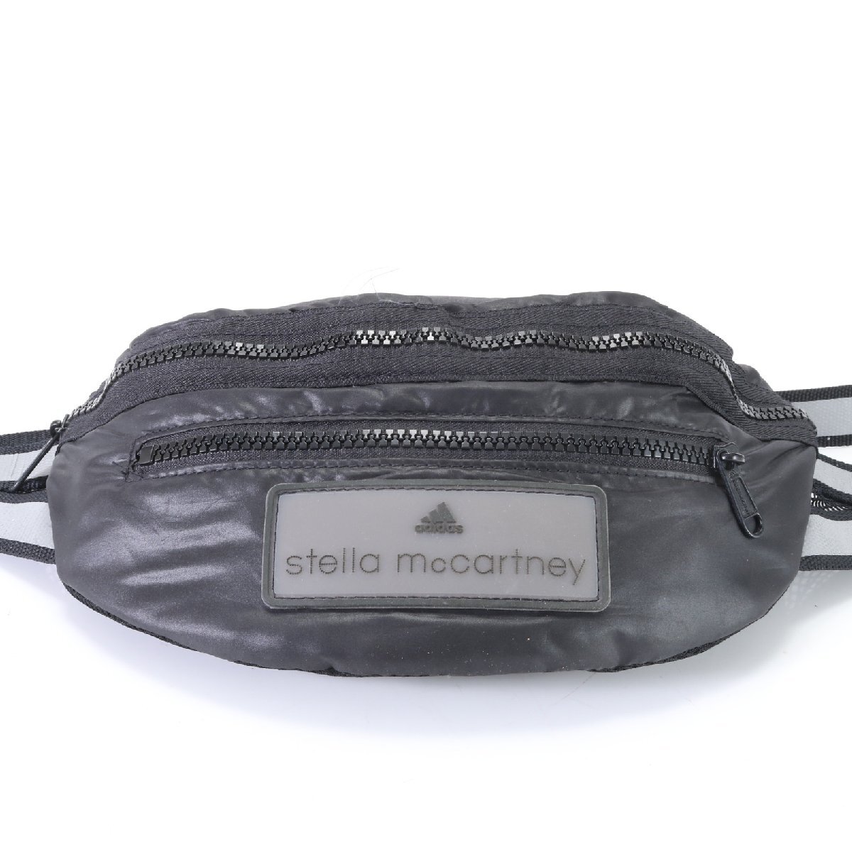 1 иен Adidas тиски tera McCartney сотрудничество сумка "body" 2WAY наклонный .. поясная сумка плечо черный мужской HHM Q8-2