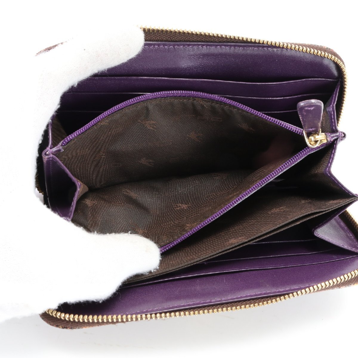 1 jpy # beautiful goods # Etro peiz Lee long wallet long wallet round fastener popular standard stylish leather men's lady's MJT 1101-J14