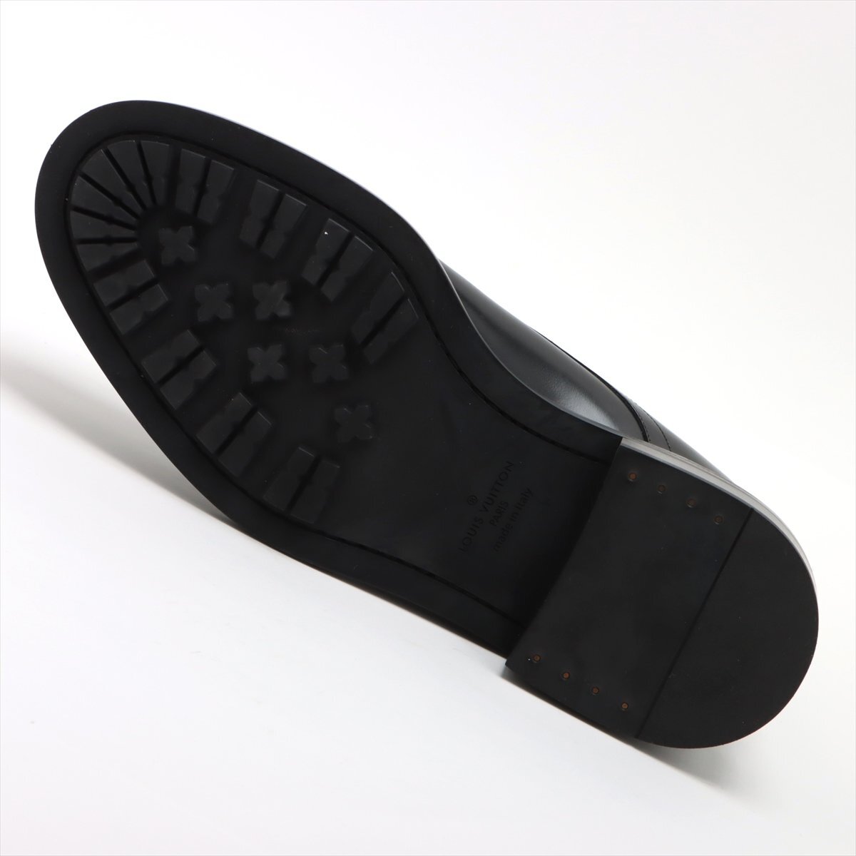 1円 美品 ルイヴィトン ヴォルテール レザー ショート ブーツ レースアップ ブラック 6 サイズ DI1128 靴 革靴 シューズ メンズ EEM X14-8_画像7