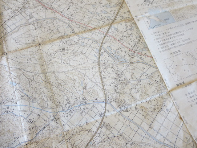 古地図　島田　静岡１６号ー１　昭和５４年修正測量／大井川鉄道本線　東海道本線　日清紡績島田工場　島田ゴルフ場　_画像4