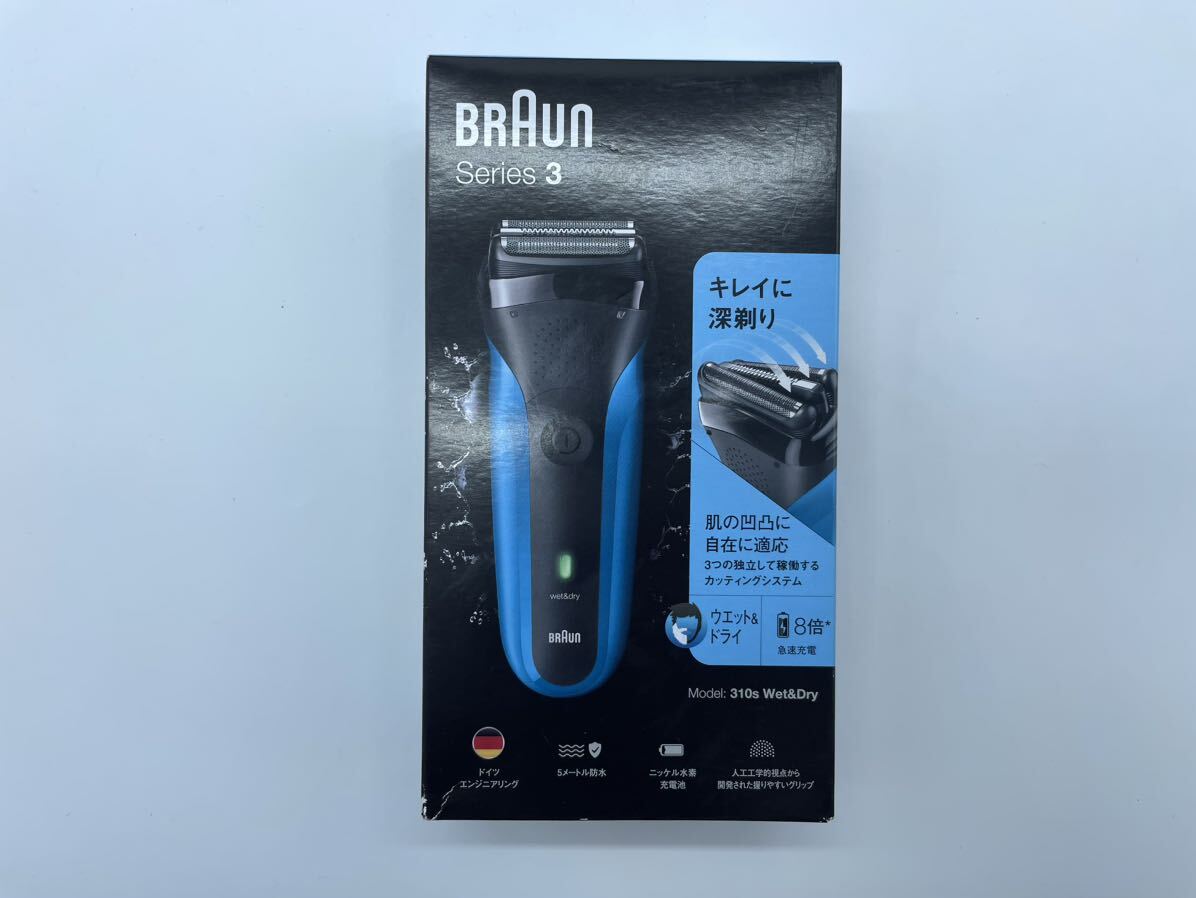 [ новый товар ] Brown BRAUN Series 3 серии 3 310s Wet&Dry заряжающийся электробритва 