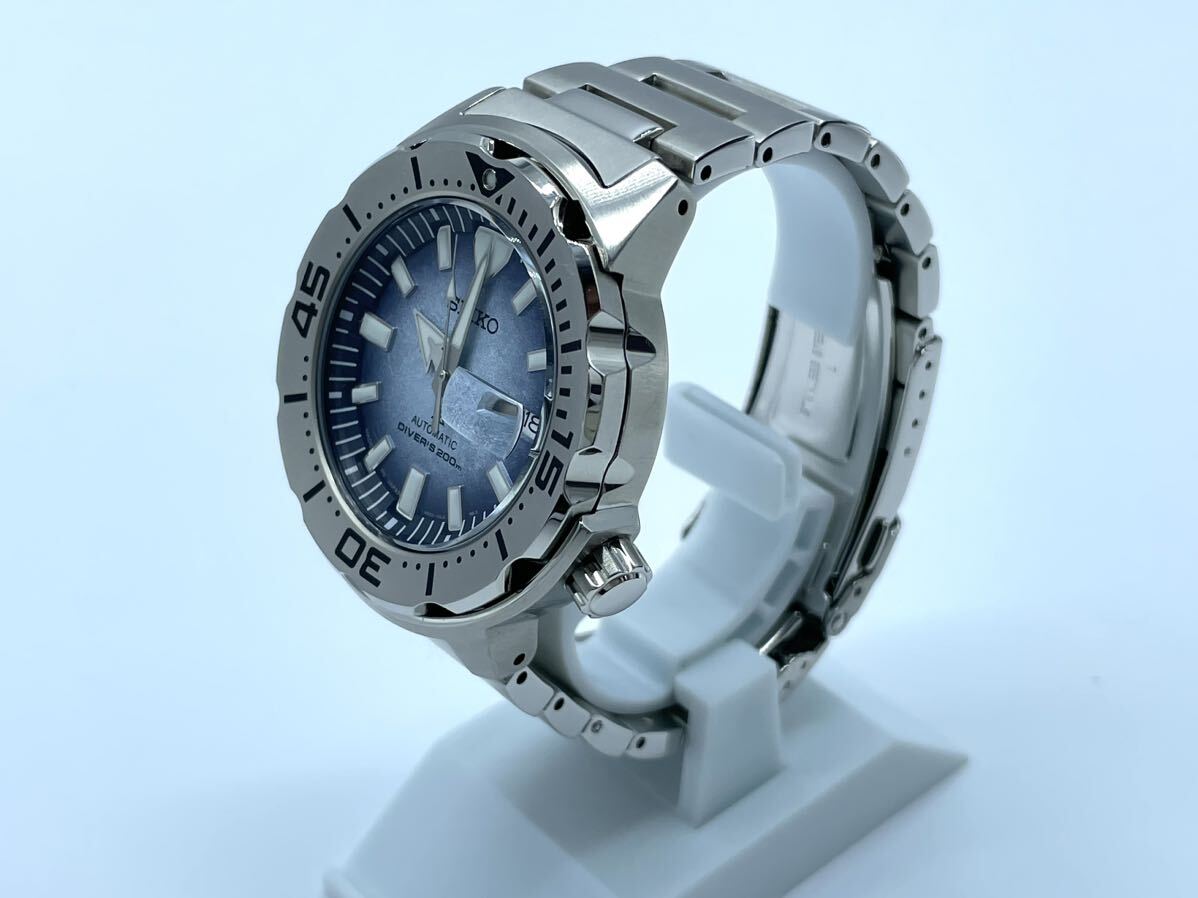 【極美品】SEIKO セイコー PROSPEX プロスペックス SBDY105 ダイバースキューバ セーブザオーシャン ペンギン 自動巻き 腕時計の画像4