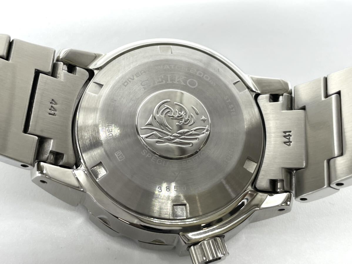 【極美品】SEIKO セイコー PROSPEX プロスペックス SBDY105 ダイバースキューバ セーブザオーシャン ペンギン 自動巻き 腕時計の画像6
