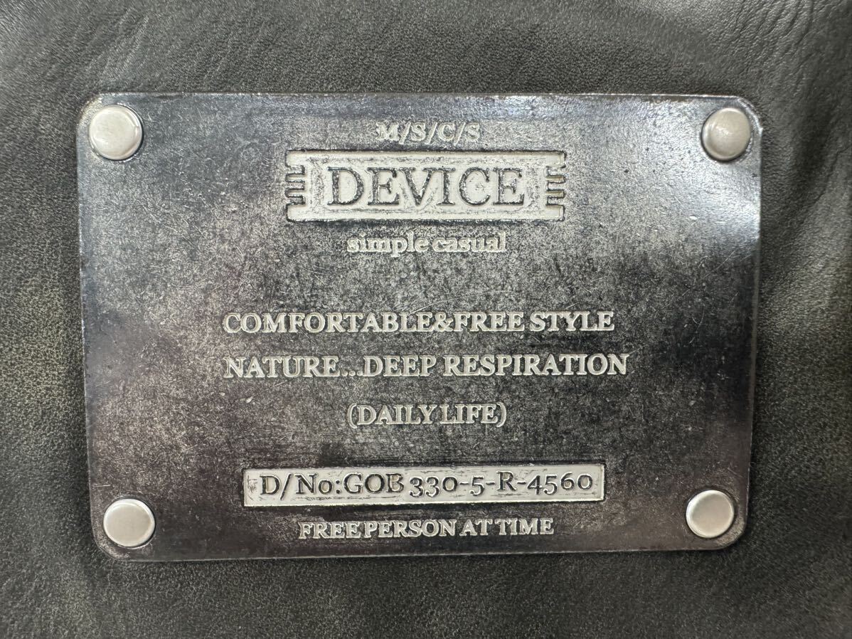 【未使用】DEVICE デバイス DWG50088 4WAY バッグ リュック ウエストポーチ ボディバッグ ヒップバッグの画像6