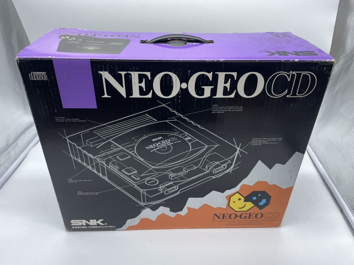 [ Junk ]SNKesenke-NEO-GEO CD Neo geo CD CD-T01 body + controller box attaching 