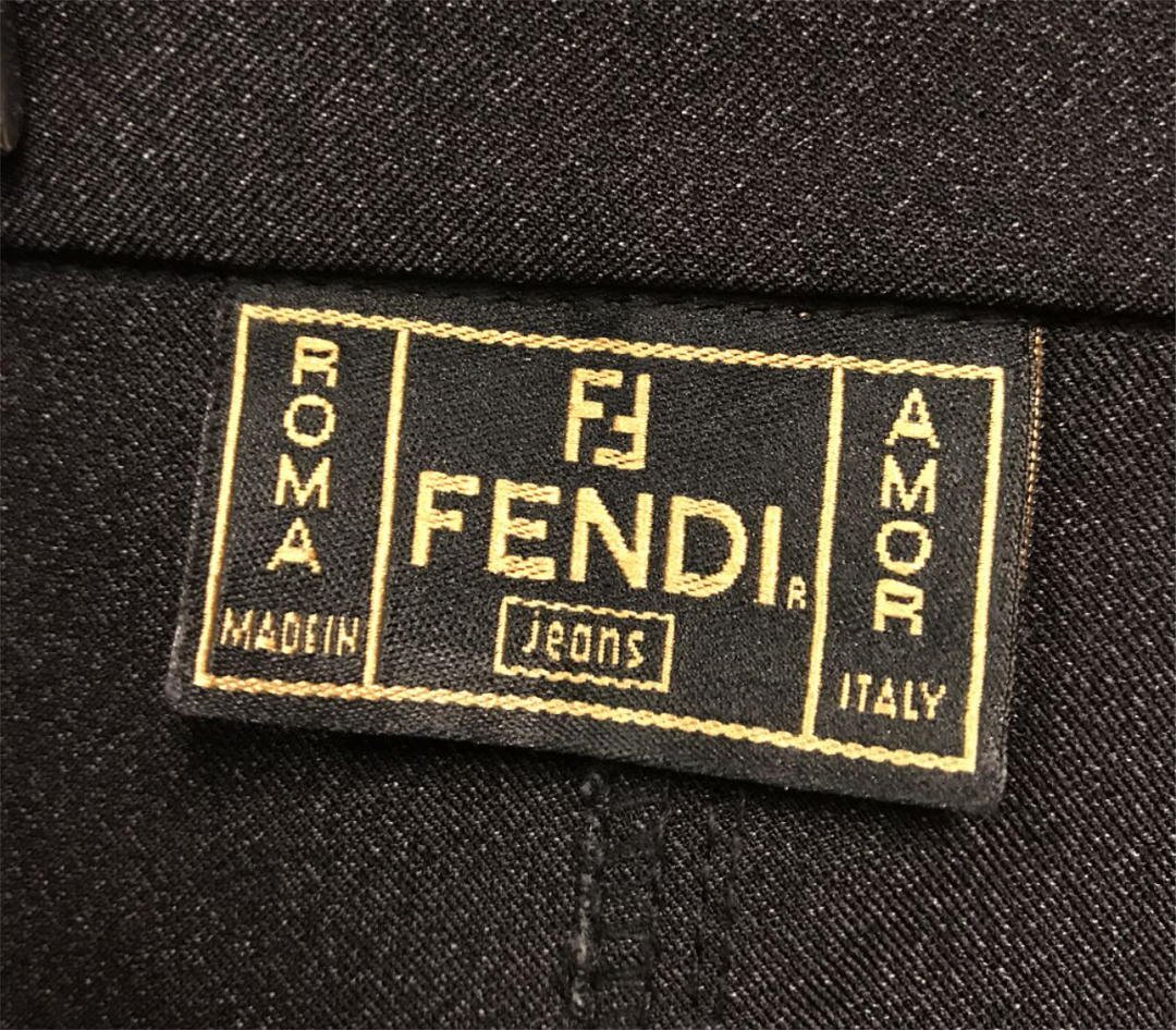 FENDI　フェンディ　JEANS 膝下スカート Lサイズ　qob.YGF03_画像5