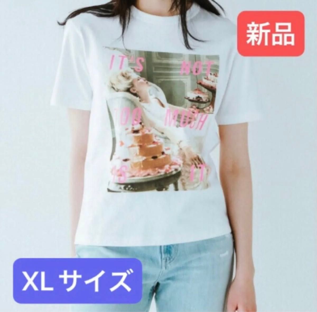 【 ラスト1 】〈 新品 〉ユニクロ ソフィア・コッポラ UT グラフィックTシャツ 〈 マリー・アントワネット 〉XL