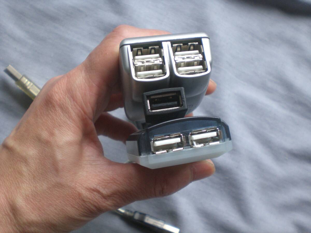 ELECOM　USB HUB　USB ハブ　U2H-R4BSV　USB-HUBN12GPH　３set_画像3