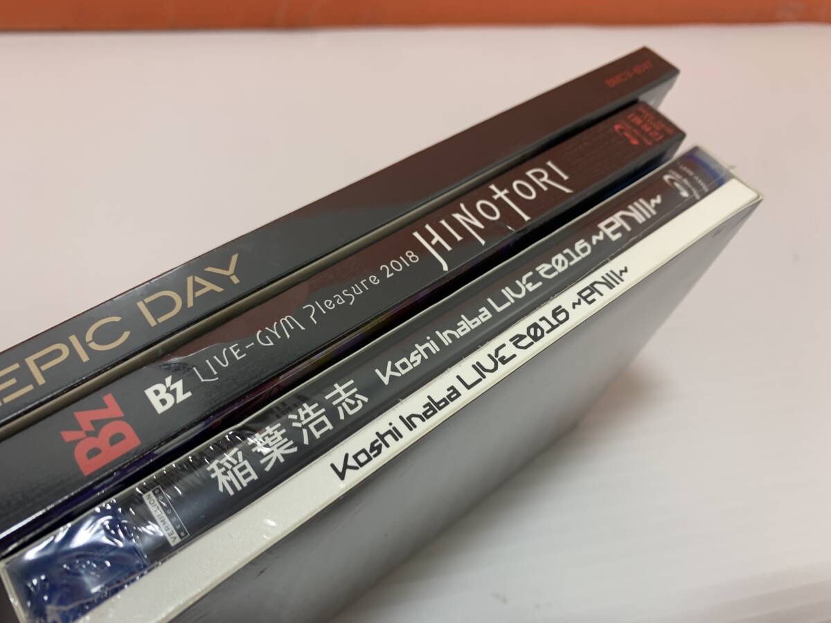 190202*[ unopened ]B\'z Inaba Koshi Blu-ray LIVE HINOTORI/ Japan budo pavilion ../ the first times limitation version long box specification summarize *C1