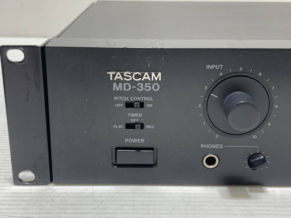 260286◆TASCAM　MD-350　タスカム　ティアック　業務用 MDレコーダー　ジャンク　写真追加あり◆B2_画像2